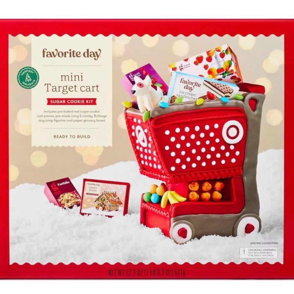 Red Mini Target Cart Sugar Cookie Kit